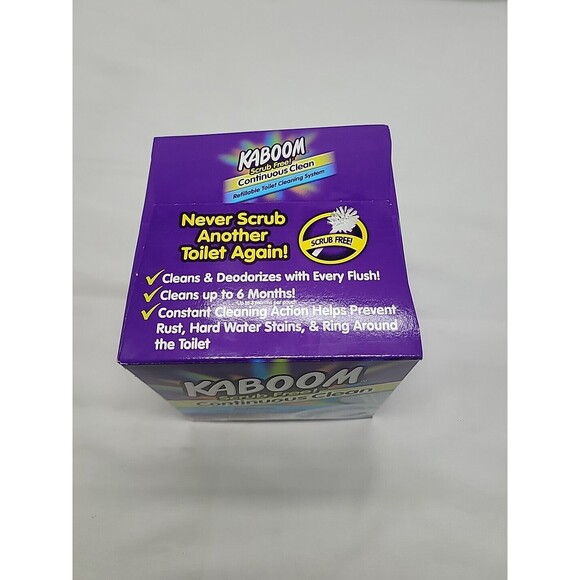 Kaboom Scrub Free! Toilet Bowl Cleaner System with 2 Refills brand new sealed - Picture 2 of 9